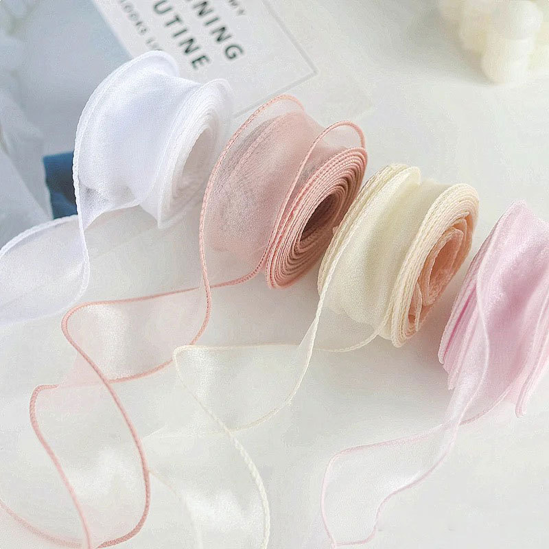 10yards 40mm Roll Silk Ribbon  - Ribbon Organza Roll ulasan dan harga