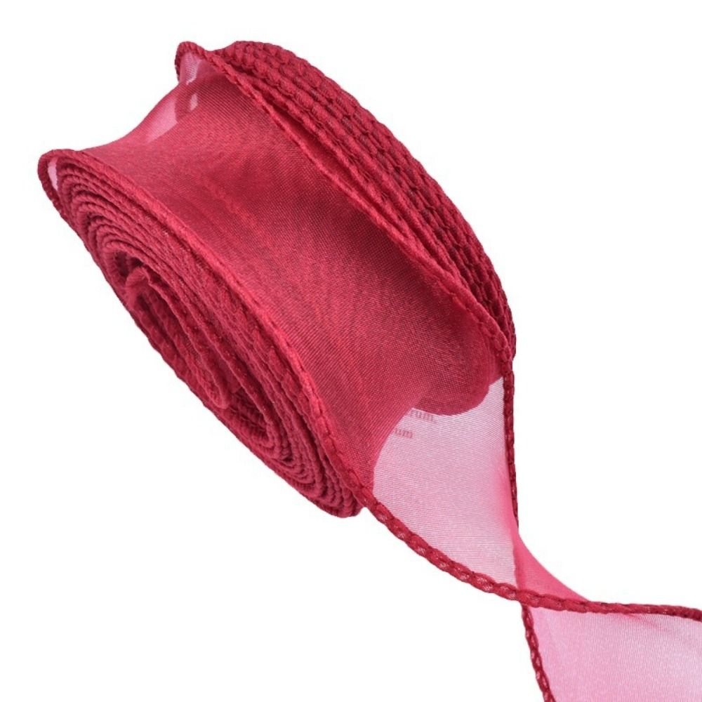 40mm 10 yards Roll of Satin Ri - Ribbon Organza Roll ulasan dan harga