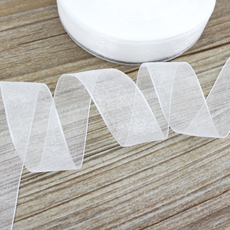 (50 yards/roll) 12/15/20/25/40 - Ribbon Organza Roll ulasan dan harga