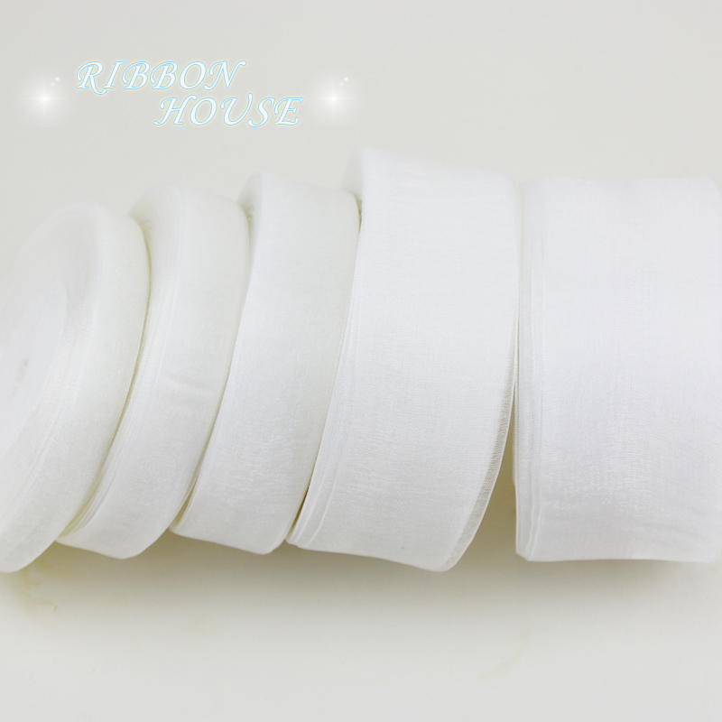(50 yards/roll) 12/15/20/25/40 - Ribbon Organza Roll ulasan dan harga
