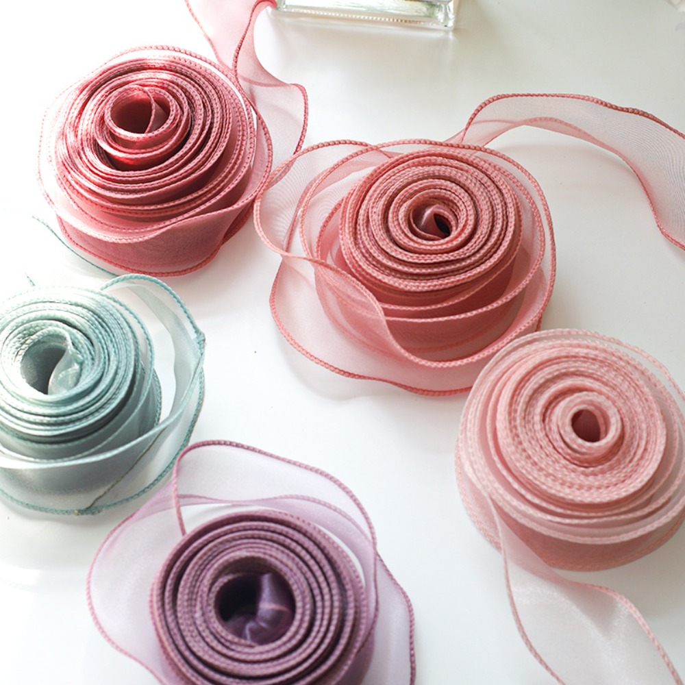 40mm 10 yards Roll of Satin Ri - Ribbon Organza Roll ulasan dan harga