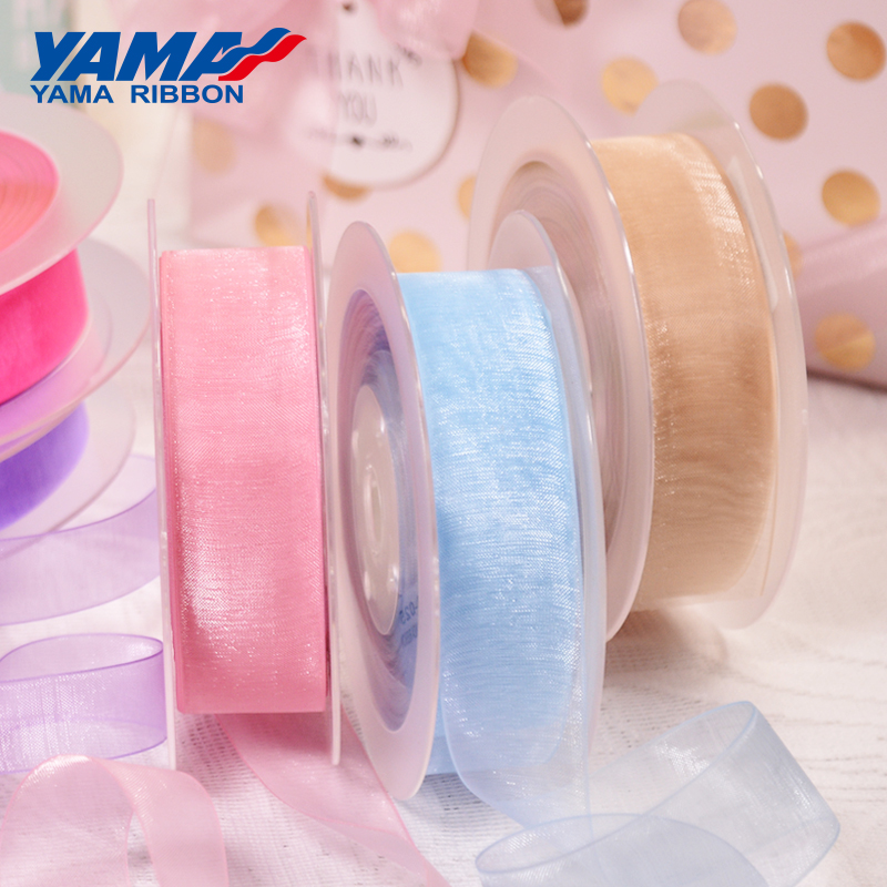 YAMA Sheer Organza Silk Ribbon - Ribbon Organza Roll ulasan dan harga