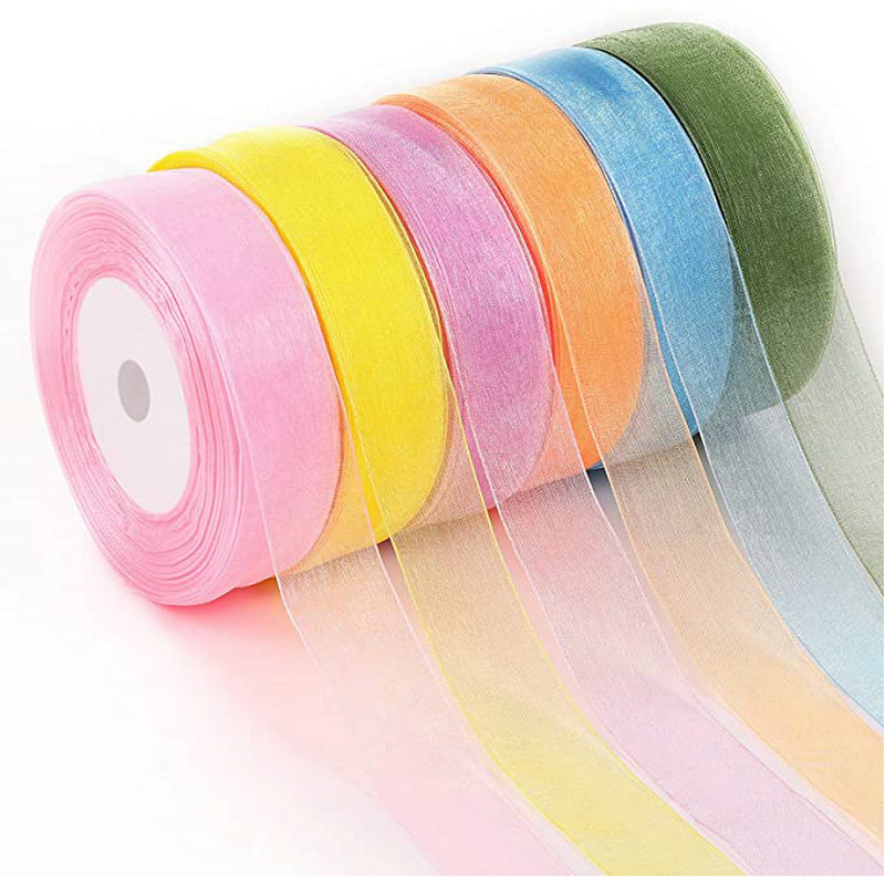 50 Yards/Roll Organza Ribbon W - Ribbon Organza Roll ulasan dan harga