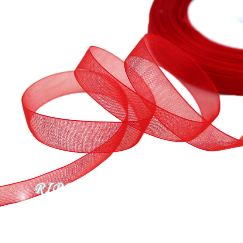 (50 Yards/Roll) 12mm Organza R - Ribbon Organza Roll ulasan dan harga